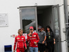 GP UNGHERIA, 27.07.2017 - Britta Roeske (AUT) Ferrari Press Officer e Sebastian Vettel (GER) Ferrari SF70H