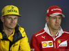 GP UNGHERIA, 27.07.2017 - Conferenza Stampa, Nico Hulkenberg (GER) Renault Sport F1 Team RS17 e Sebastian Vettel (GER) Ferrari SF70H