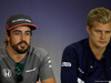 GP UNGHERIA, 27.07.2017 - Conferenza Stampa, Fernando Alonso (ESP) McLaren MCL32 e Marcus Ericsson (SUE) Sauber C36