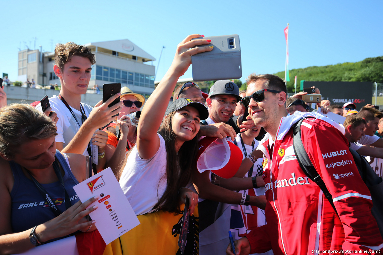 GP UNGHERIA, 29.07.2017 - Sebastian Vettel (GER) Ferrari SF70H