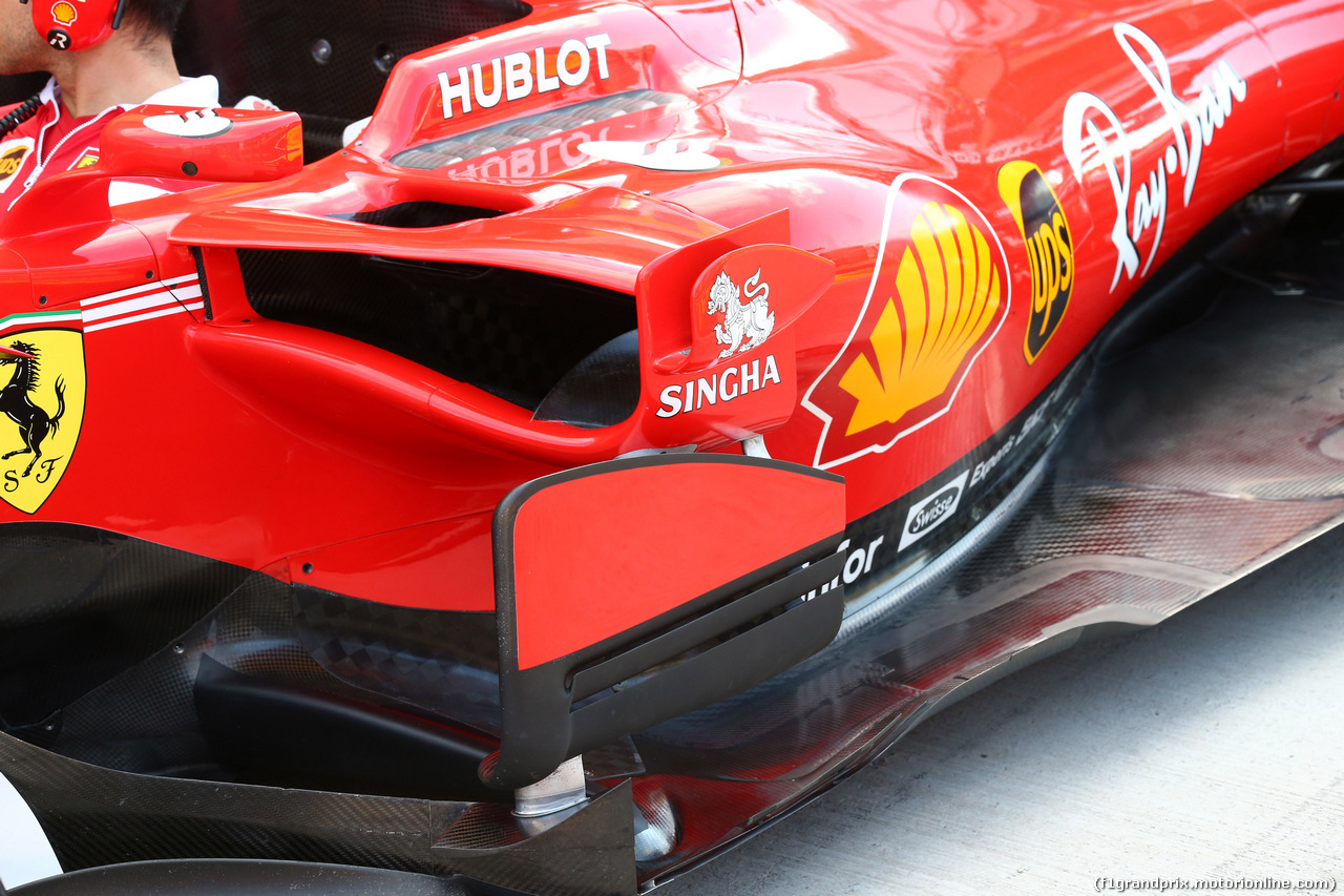 GP UNGHERIA, 29.07.2017 - Ferrari SF70H, detail