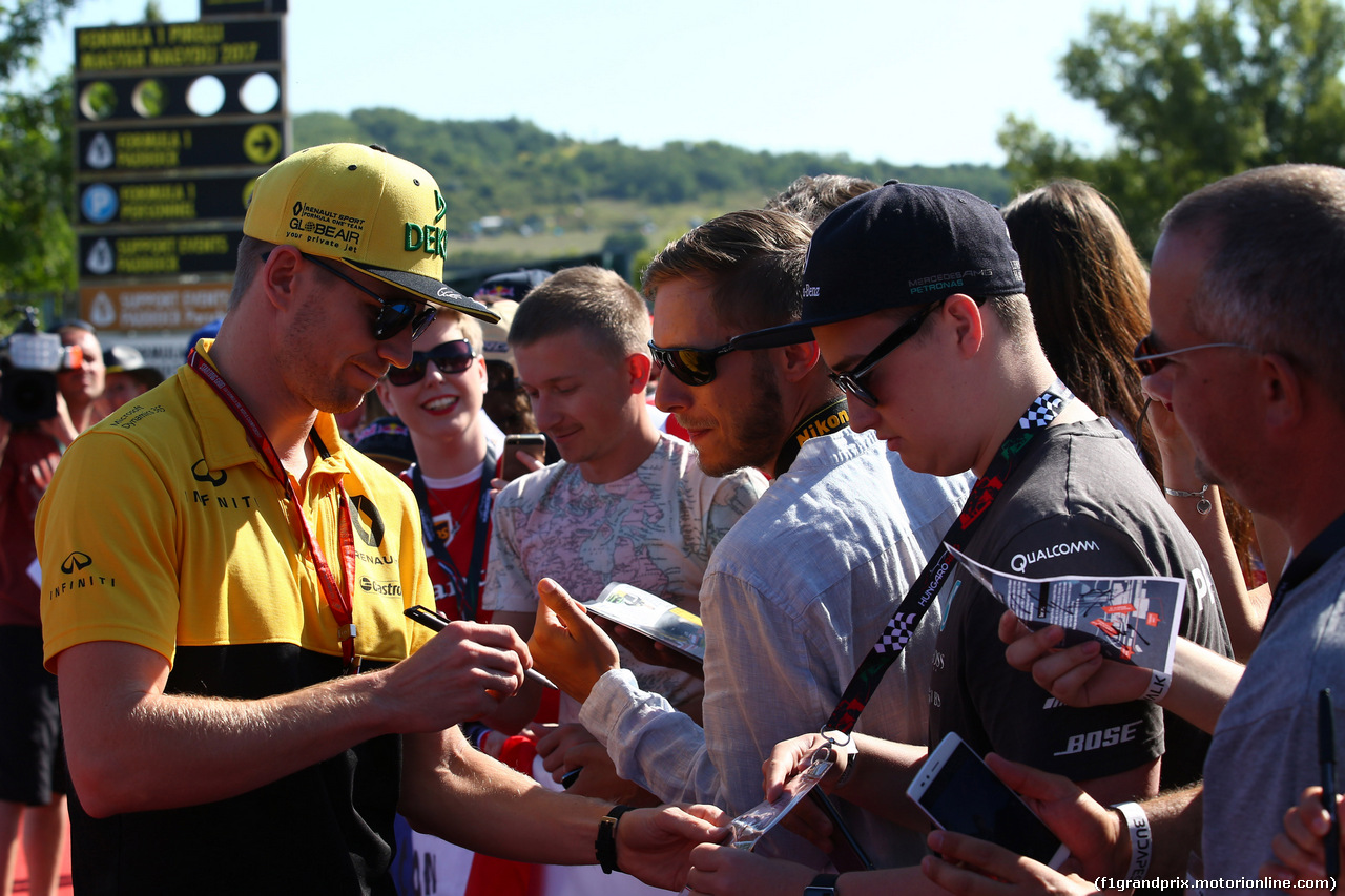 GP UNGHERIA, 29.07.2017 - Nico Hulkenberg (GER) Renault Sport F1 Team RS17