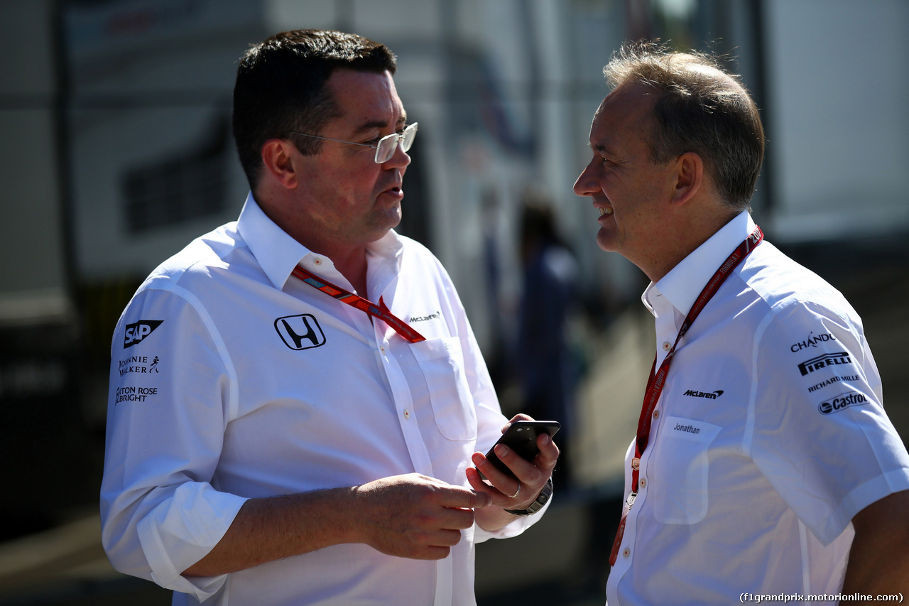 GP UNGHERIA, 29.07.2017 - Eric Boullier (FRA) McLaren Racing Director