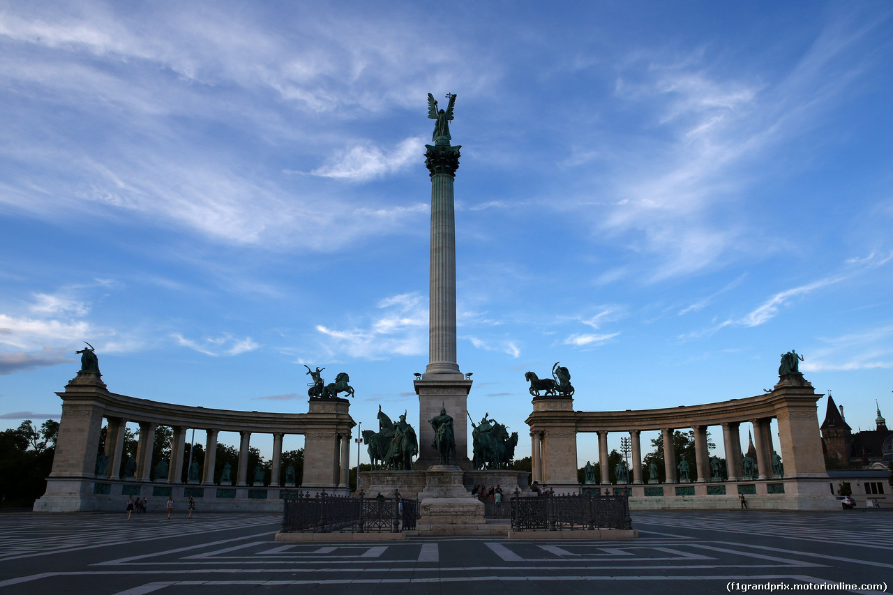 GP UNGHERIA, 29.07.2017 - Heroes Square, Budapest