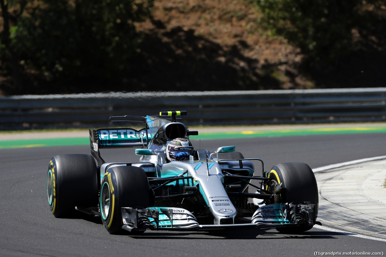 GP UNGHERIA, 29.07.2017 - Prove Libere 3, Valtteri Bottas (FIN) Mercedes AMG F1 W08