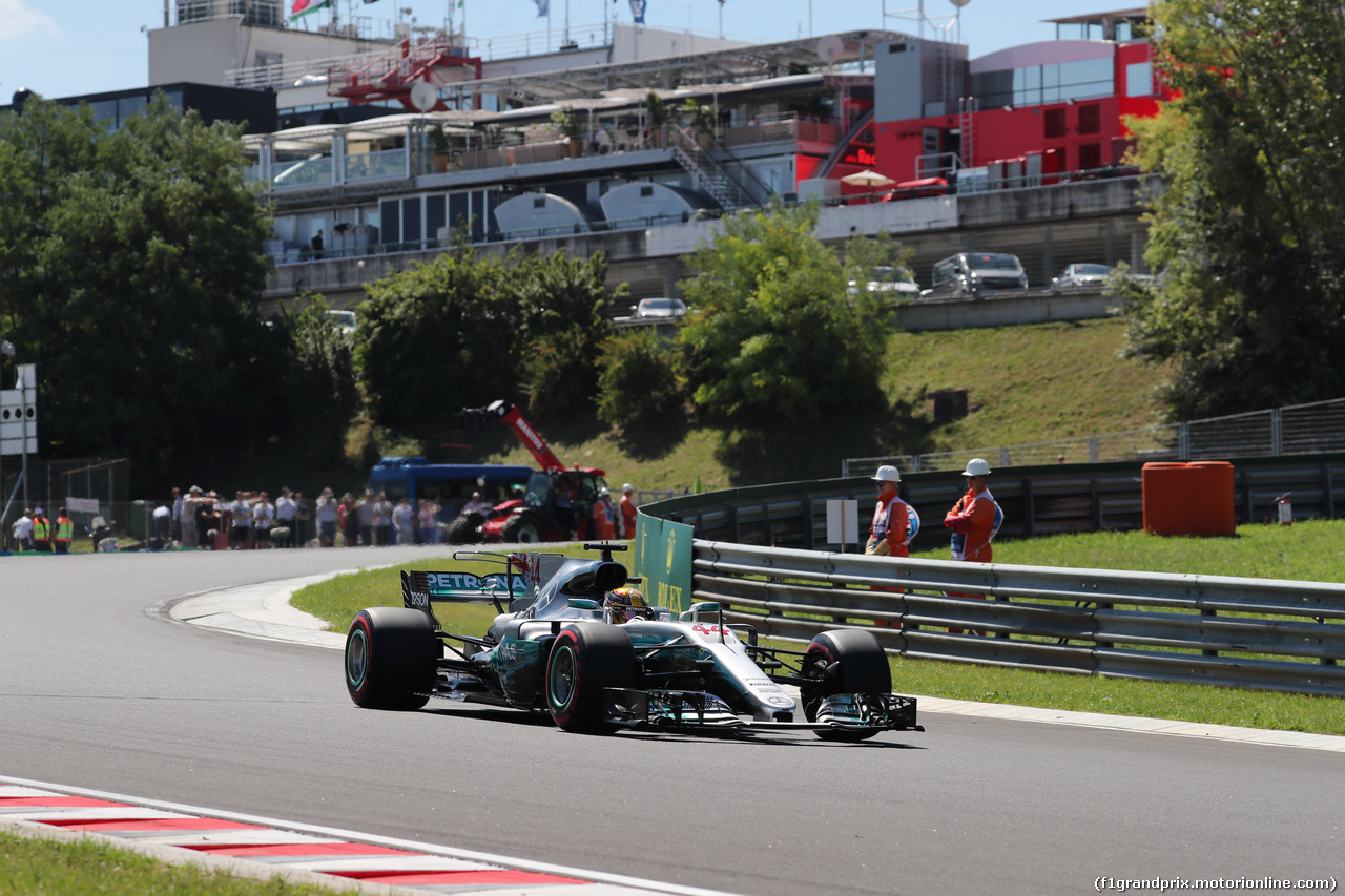 GP UNGHERIA, 29.07.2017 - Prove Libere 3, Lewis Hamilton (GBR) Mercedes AMG F1 W08