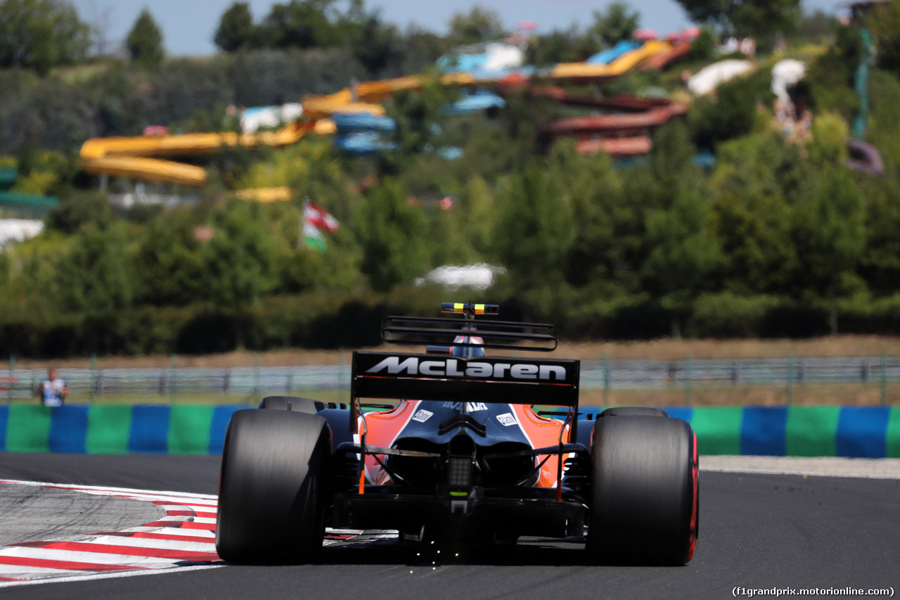 GP UNGHERIA, 29.07.2017 - Prove Libere 3, Stoffel Vandoorne (BEL) McLaren MCL32
