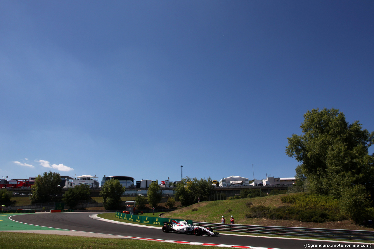 GP UNGHERIA, 29.07.2017 - Prove Libere 3, Felipe Massa (BRA) Williams FW40