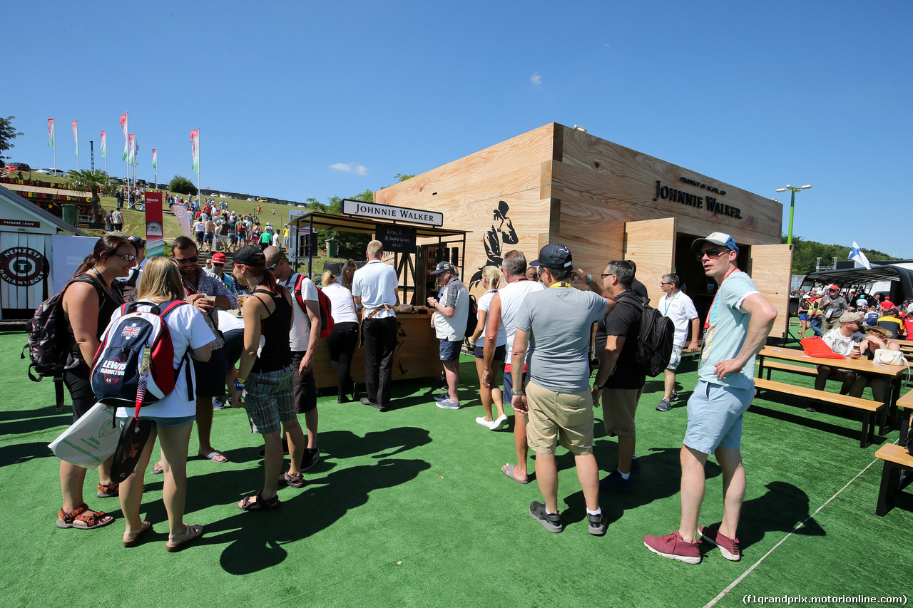 GP UNGHERIA, 29.07.2017 - Prove Libere 3, Fans