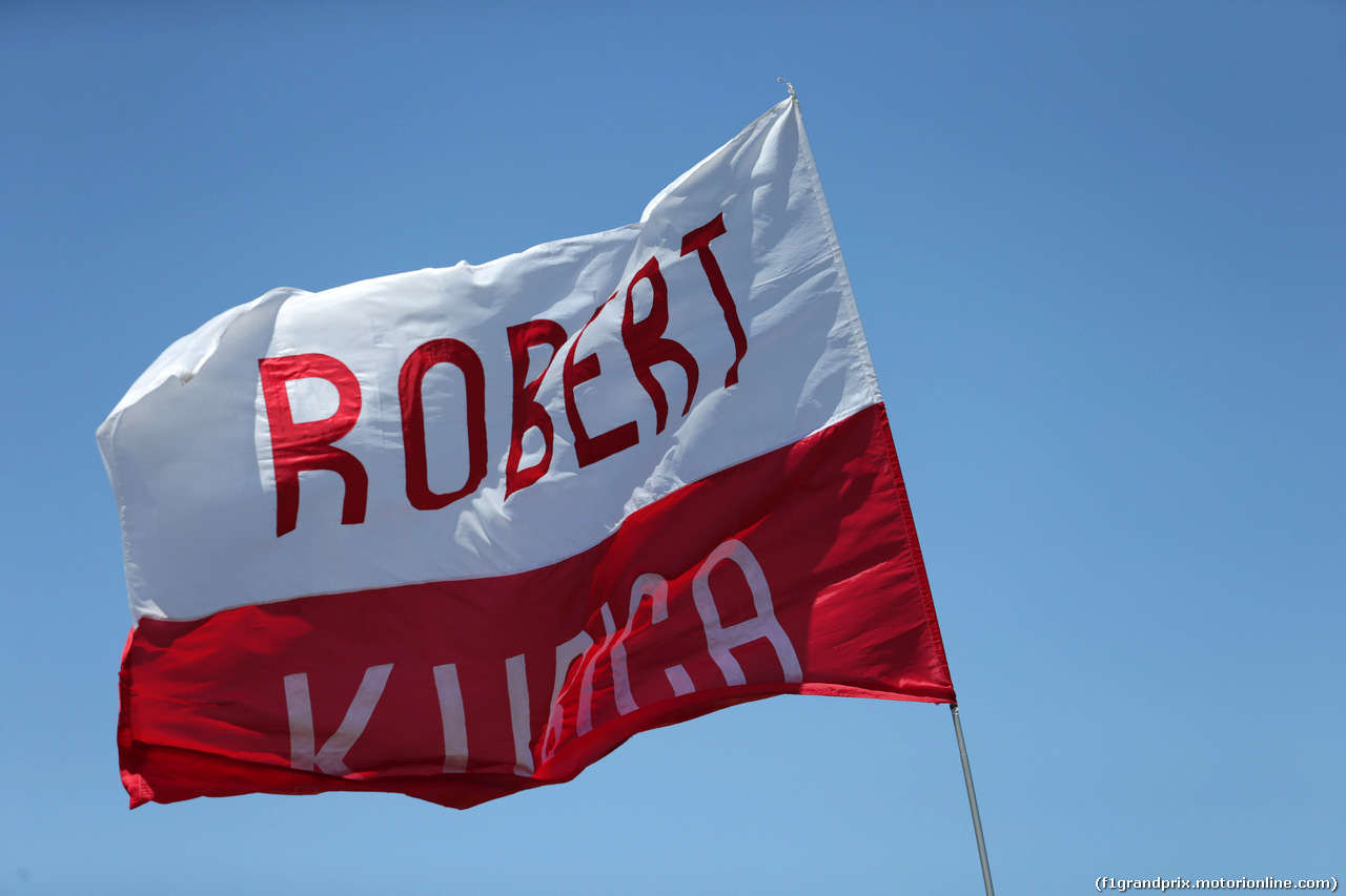 GP UNGHERIA, 29.07.2017 - Prove Libere 3, Fans of Robert Kubica (POL)
