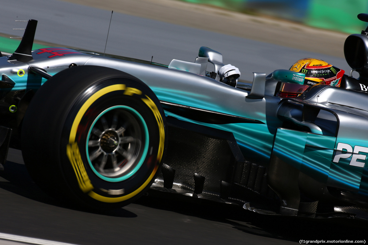 GP UNGHERIA, 29.07.2017 - Prove Libere 3, Lewis Hamilton (GBR) Mercedes AMG F1 W08