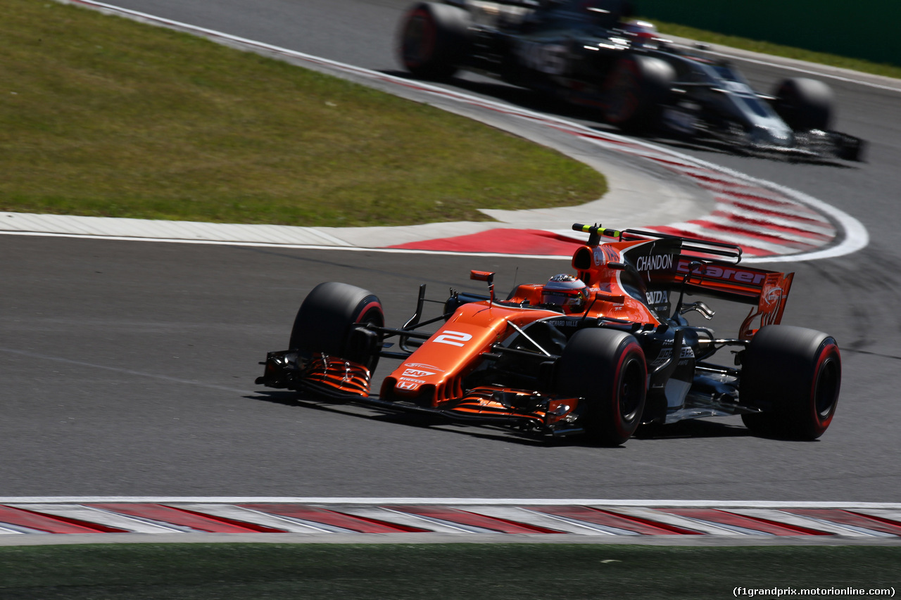 GP UNGHERIA, 29.07.2017 - Prove Libere 3, Stoffel Vandoorne (BEL) McLaren MCL32