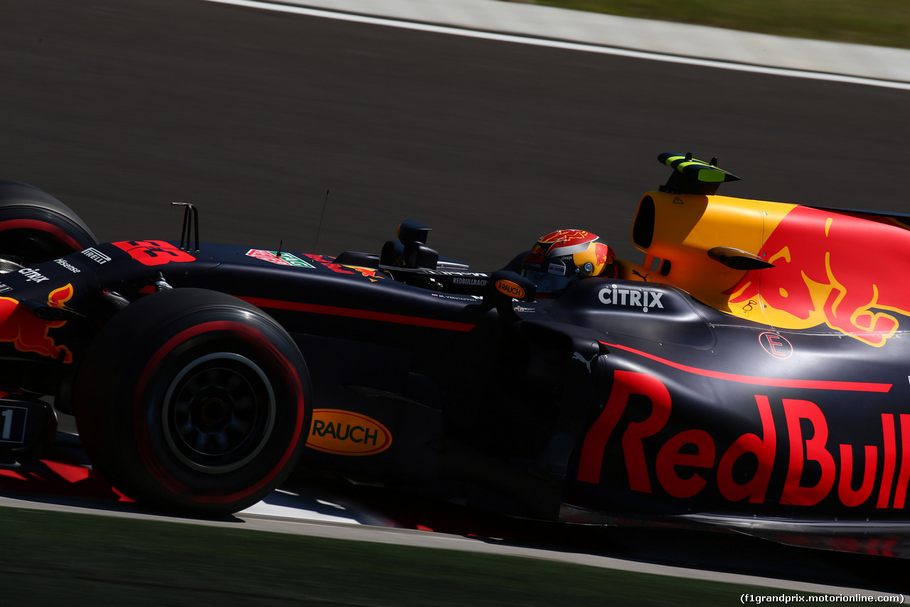 GP UNGHERIA, 29.07.2017 - Prove Libere 3, Max Verstappen (NED) Red Bull Racing RB13