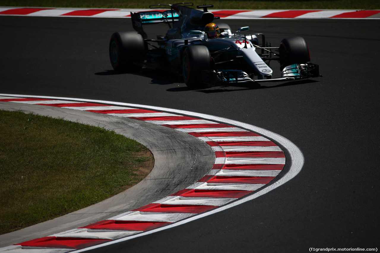 GP UNGHERIA, 29.07.2017 - Prove Libere 3, Lewis Hamilton (GBR) Mercedes AMG F1 W08