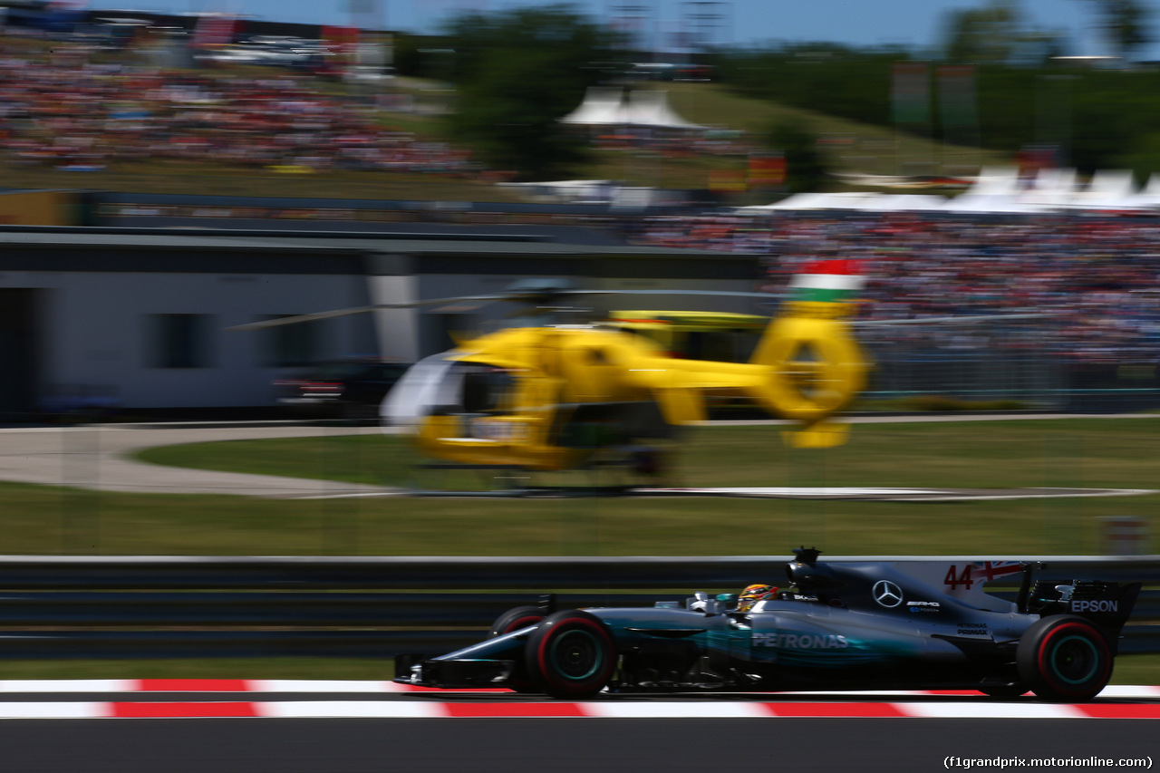GP UNGHERIA, 29.07.2017 - Prove Libere 3, Lewis Hamilton (GBR) Mercedes AMG F1 W08