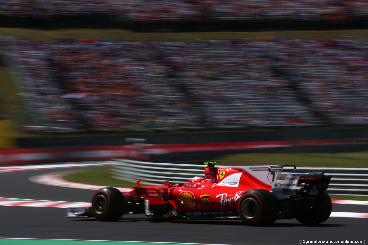 GP UNGHERIA, 29.07.2017 - Prove Libere 3, Sebastian Vettel (GER) Ferrari SF70H