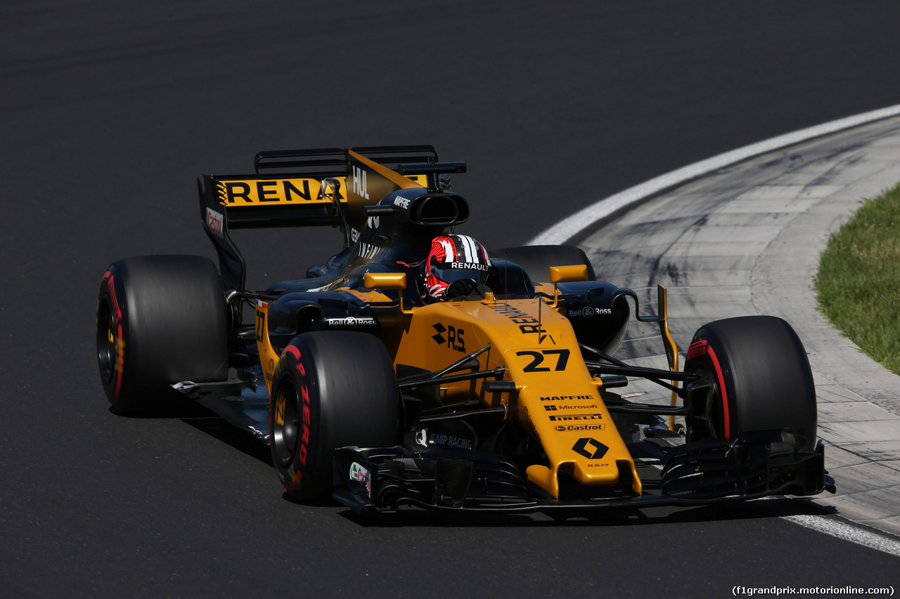 GP UNGHERIA, 29.07.2017 - Qualifiche, Nico Hulkenberg (GER) Renault Sport F1 Team RS17
