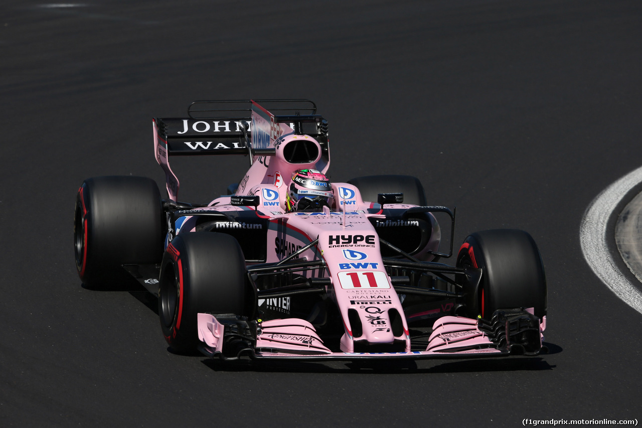 GP UNGHERIA, 29.07.2017 - Qualifiche, Sergio Perez (MEX) Sahara Force India F1 VJM010