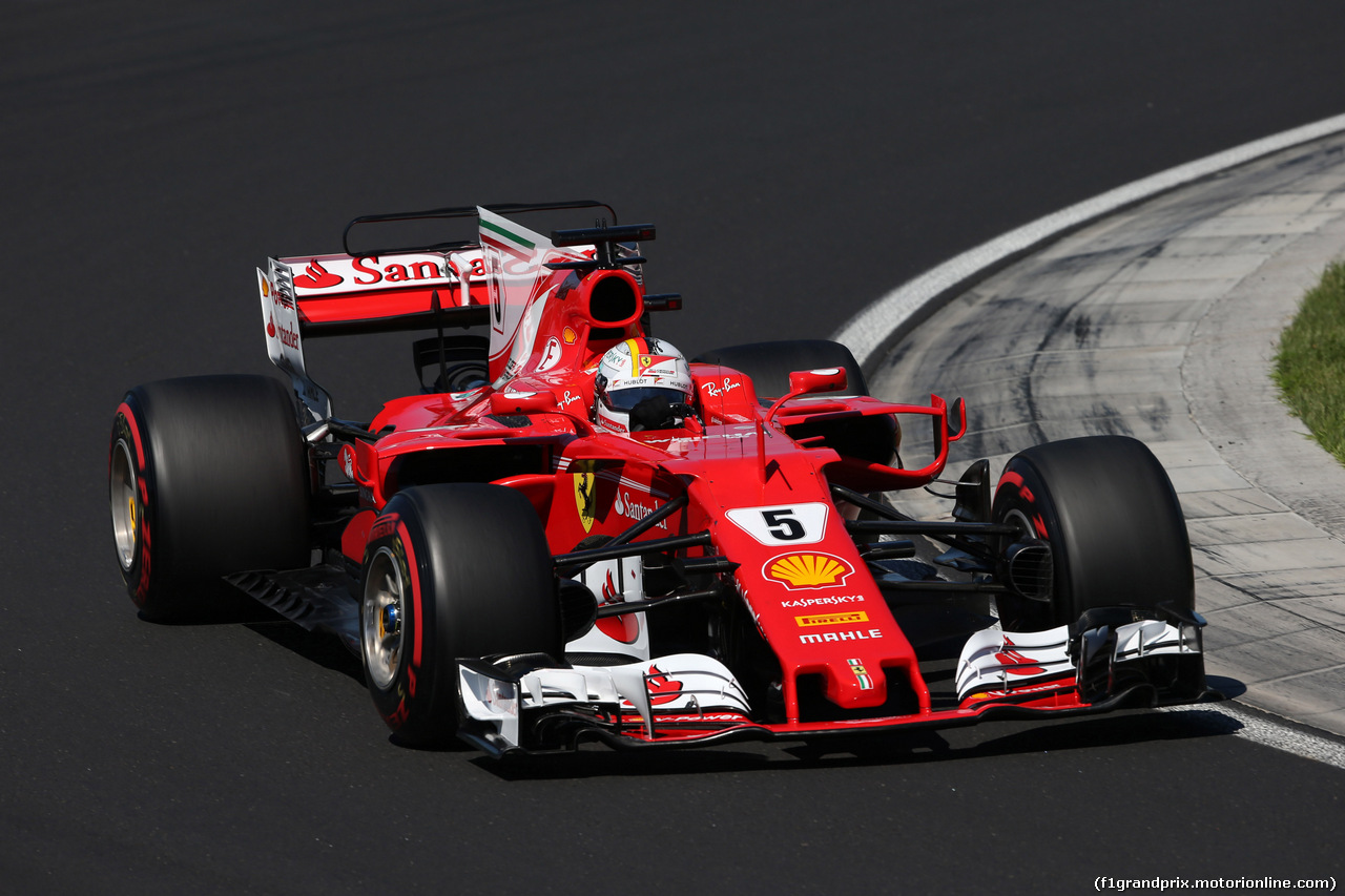 GP UNGHERIA, 29.07.2017 - Qualifiche, Sebastian Vettel (GER) Ferrari SF70H