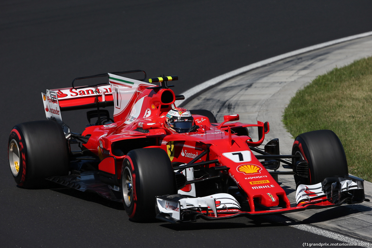 GP UNGHERIA, 29.07.2017 - Qualifiche, Kimi Raikkonen (FIN) Ferrari SF70H