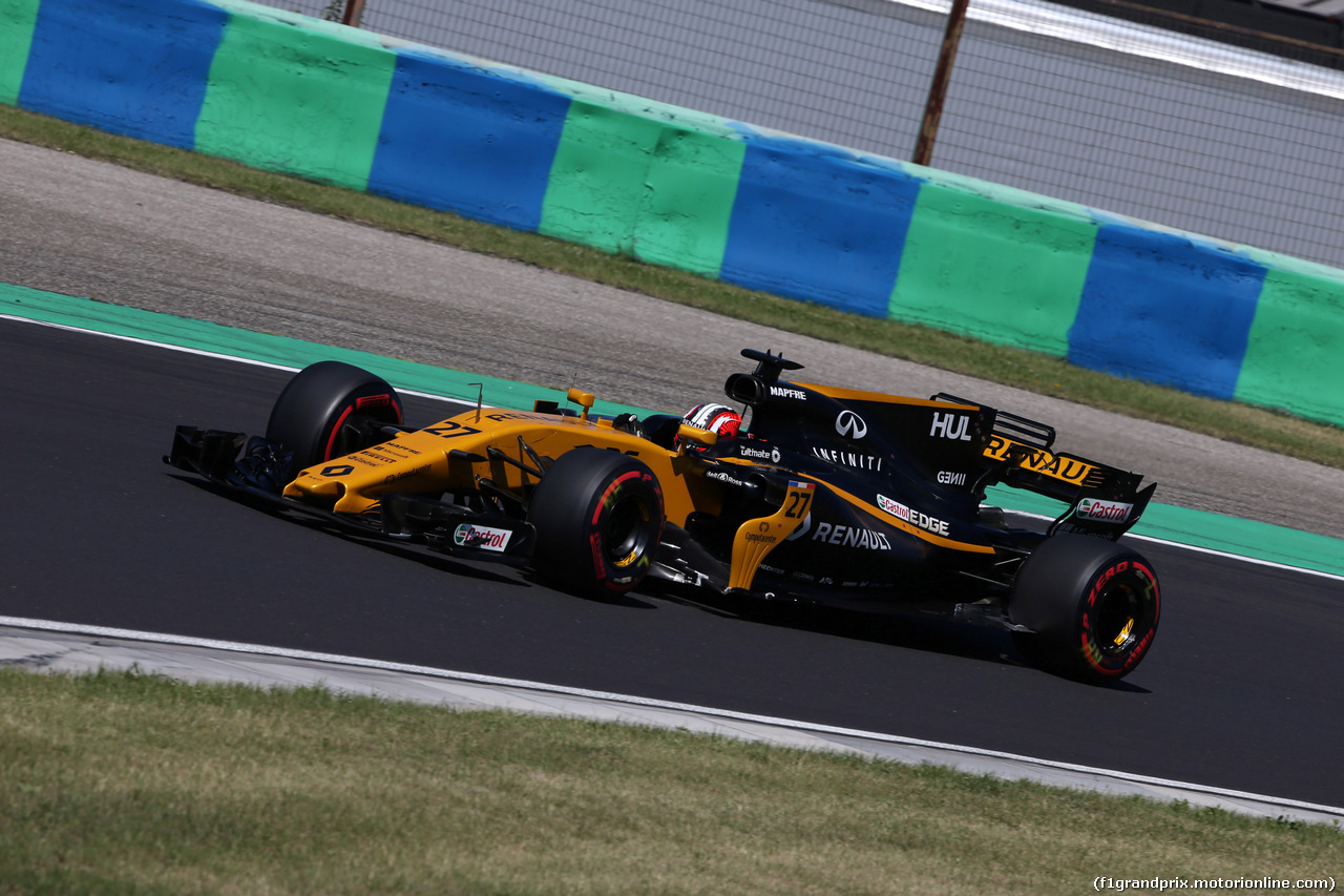 GP UNGHERIA, 29.07.2017 - Qualifiche, Nico Hulkenberg (GER) Renault Sport F1 Team RS17