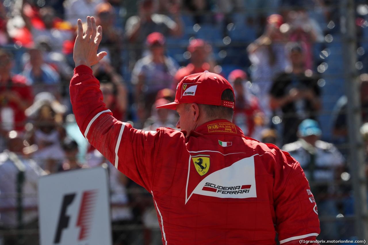 GP UNGHERIA, 29.07.2017 - Qualifiche, 2nd place Kimi Raikkonen (FIN) Ferrari SF70H