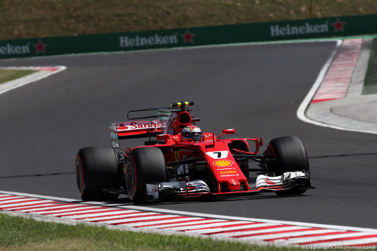 GP UNGHERIA, 29.07.2017 - Qualifiche, Kimi Raikkonen (FIN) Ferrari SF70H