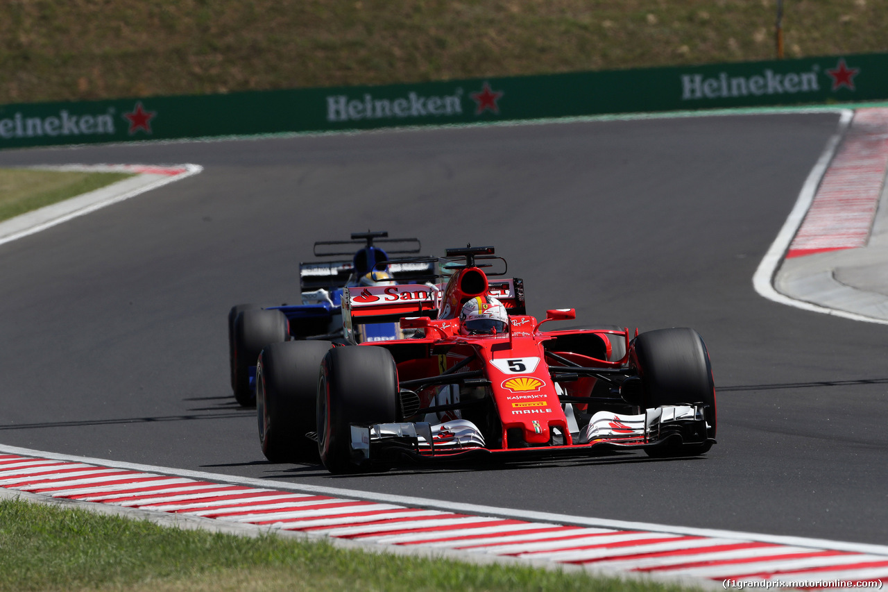 GP UNGHERIA, 29.07.2017 - Qualifiche, Sebastian Vettel (GER) Ferrari SF70H