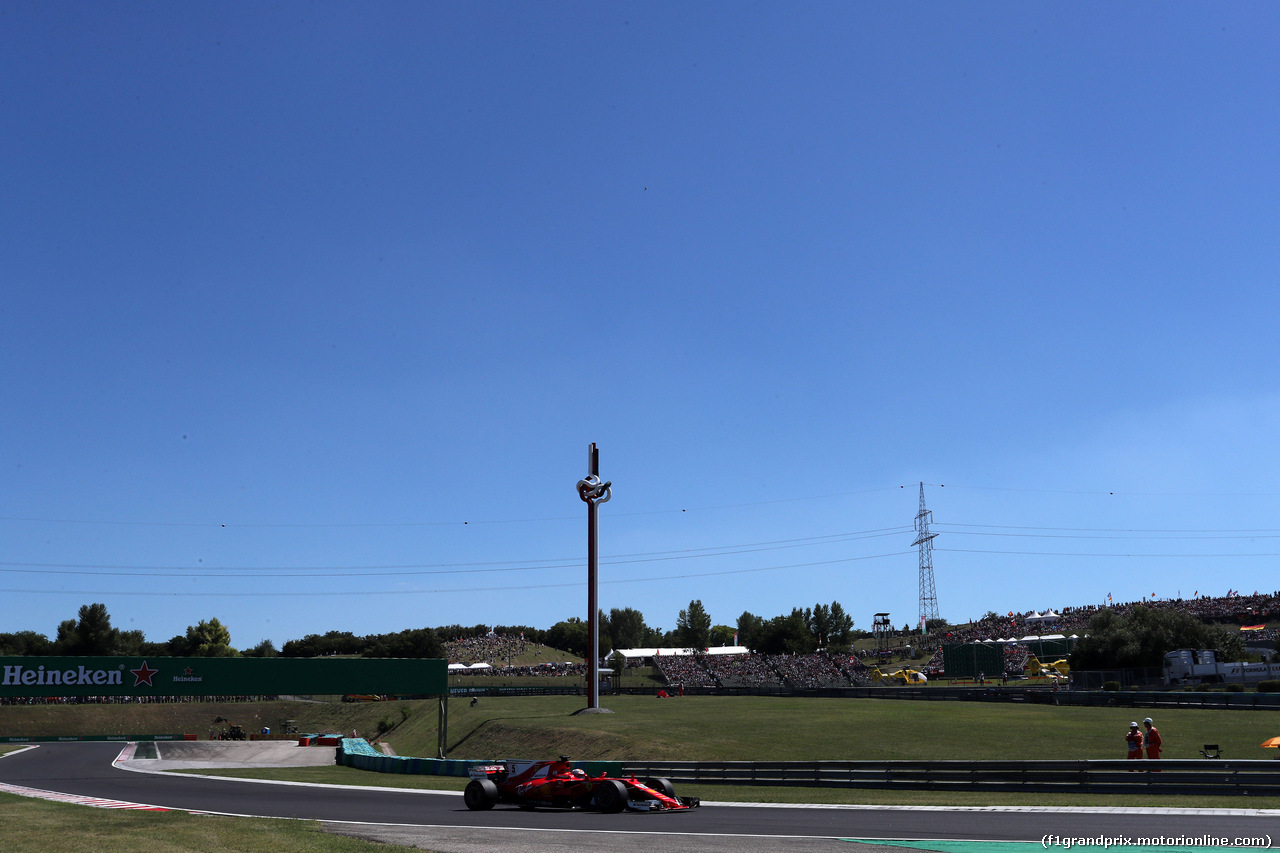 GP UNGHERIA, 29.07.2017 - Qualifiche, Sebastian Vettel (GER) Ferrari SF70H