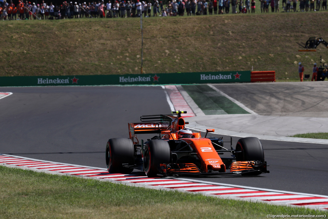 GP UNGHERIA, 29.07.2017 - Qualifiche, Stoffel Vandoorne (BEL) McLaren MCL32
