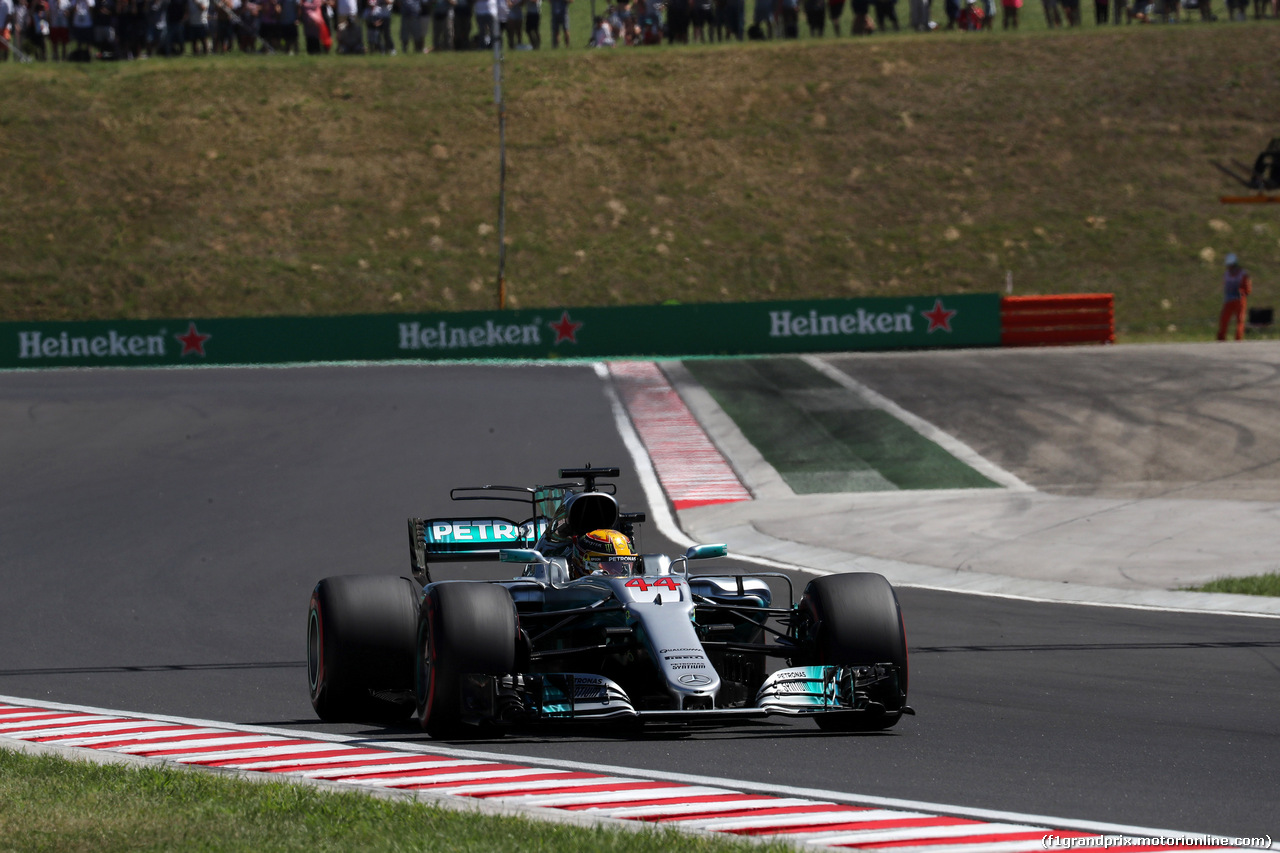 GP UNGHERIA, 29.07.2017 - Qualifiche, Lewis Hamilton (GBR) Mercedes AMG F1 W08