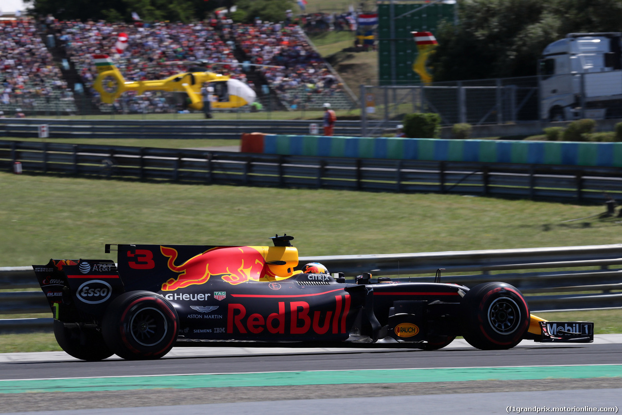 GP UNGHERIA, 29.07.2017 - Qualifiche, Daniel Ricciardo (AUS) Red Bull Racing RB13