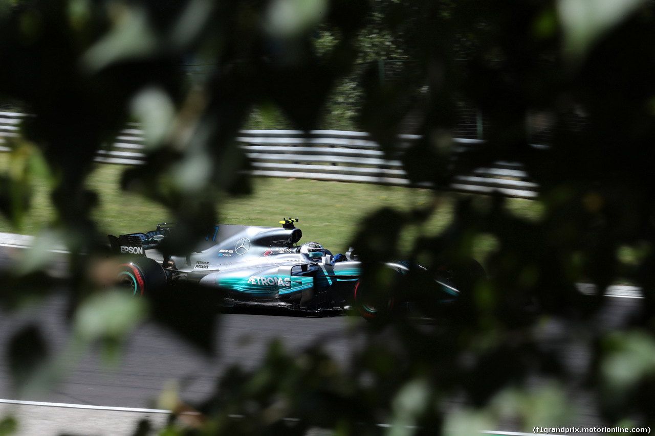 GP UNGHERIA, 29.07.2017 - Qualifiche, Valtteri Bottas (FIN) Mercedes AMG F1 W08