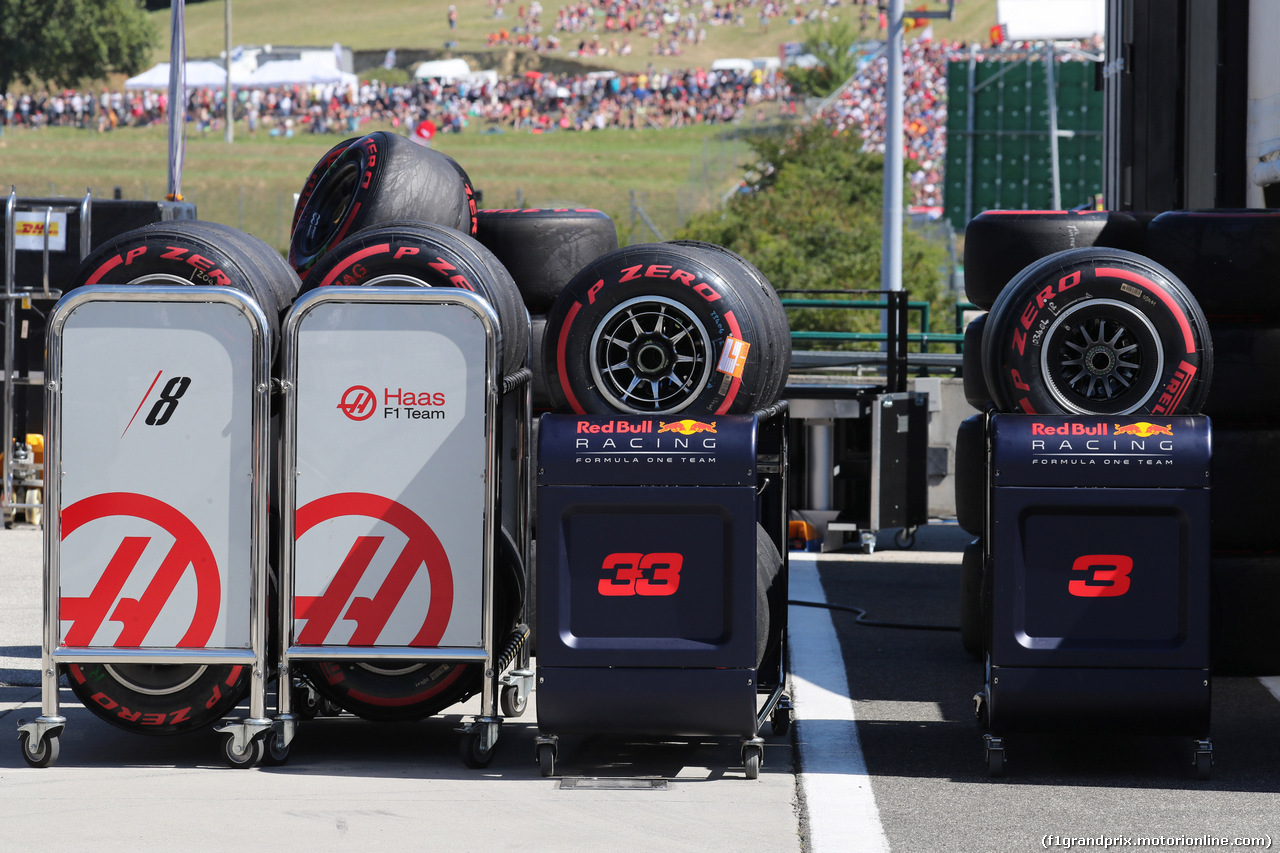 GP UNGHERIA, 29.07.2017 - Qualifiche, Pirelli Tyres of Red Bull Racing