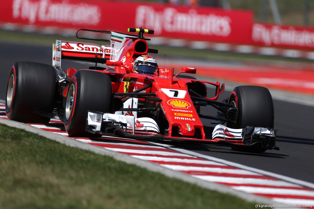 GP UNGHERIA, 29.07.2017 - Qualifiche, Kimi Raikkonen (FIN) Ferrari SF70H