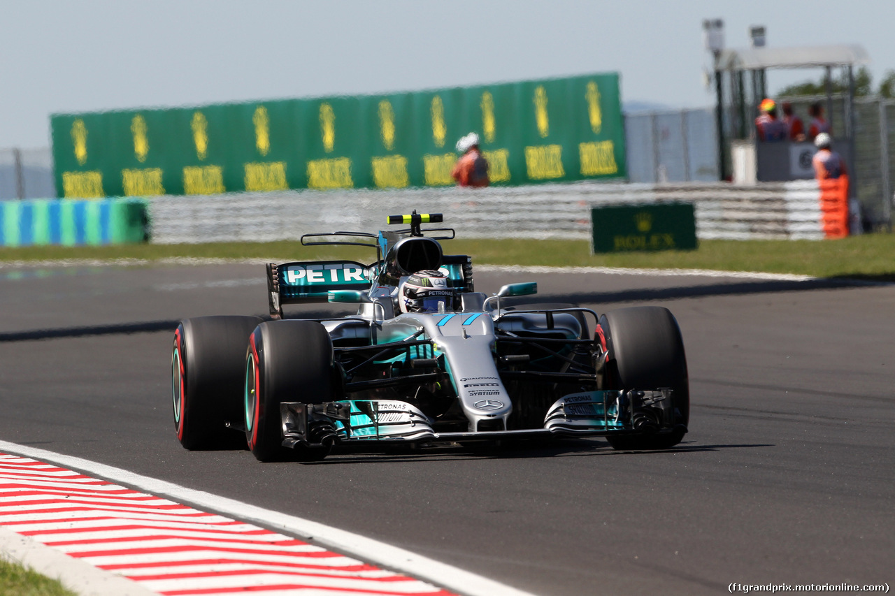GP UNGHERIA, 29.07.2017 - Qualifiche, Valtteri Bottas (FIN) Mercedes AMG F1 W08