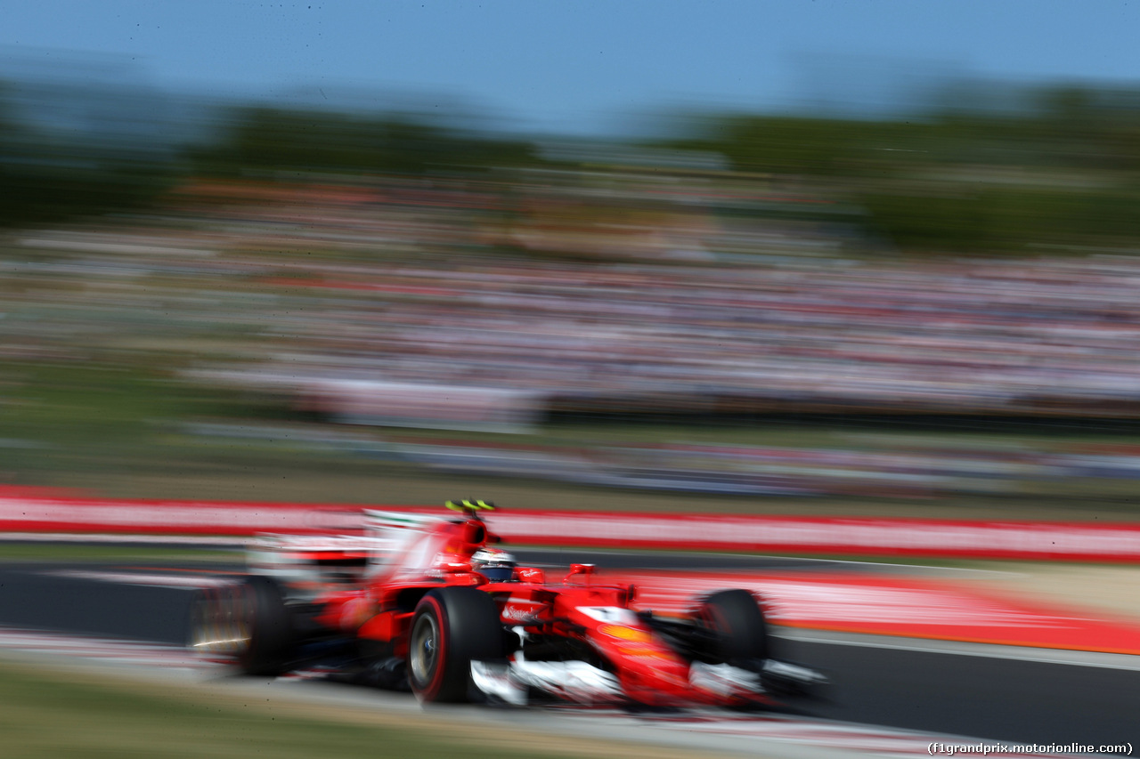 GP UNGHERIA, 29.07.2017 - Qualifiche, Kimi Raikkonen (FIN) Ferrari SF70H