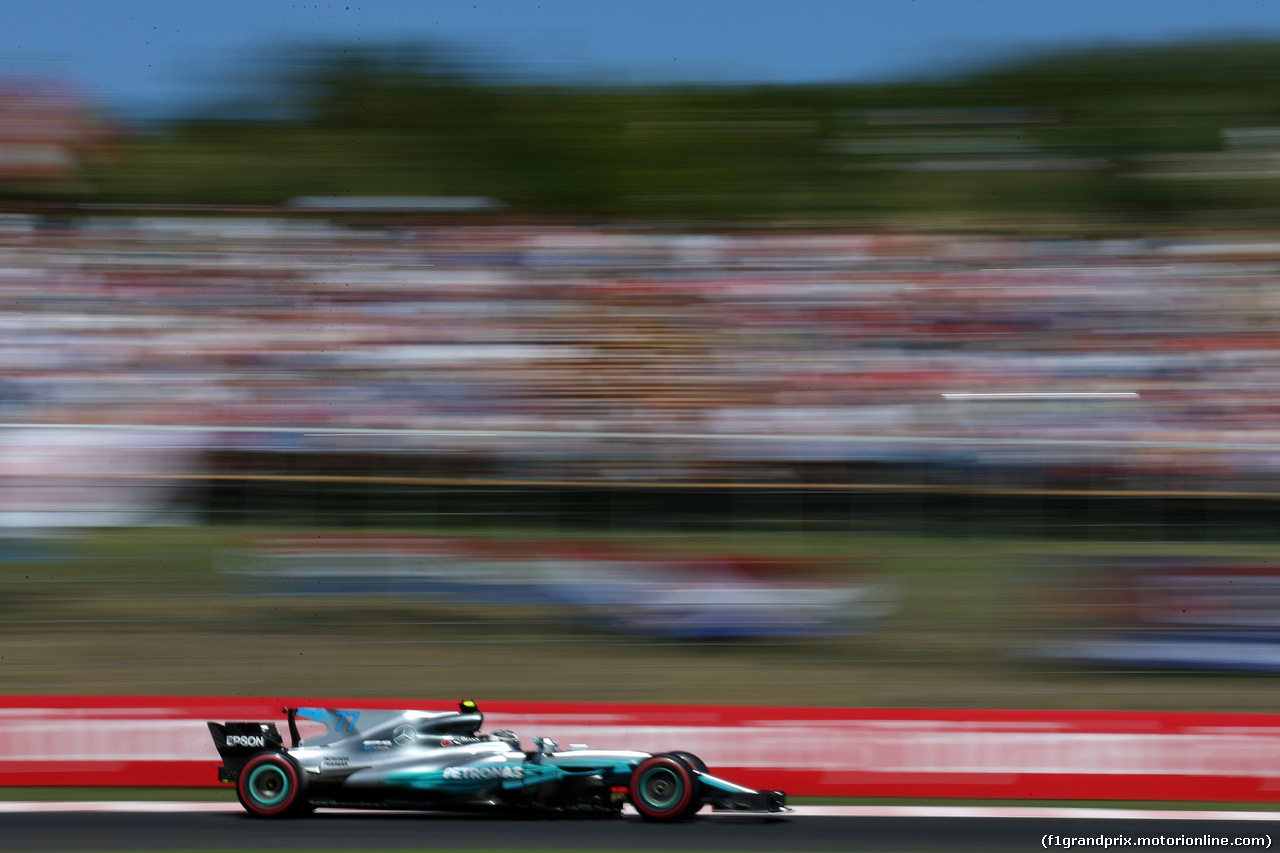 GP UNGHERIA, 29.07.2017 - Qualifiche, Valtteri Bottas (FIN) Mercedes AMG F1 W08