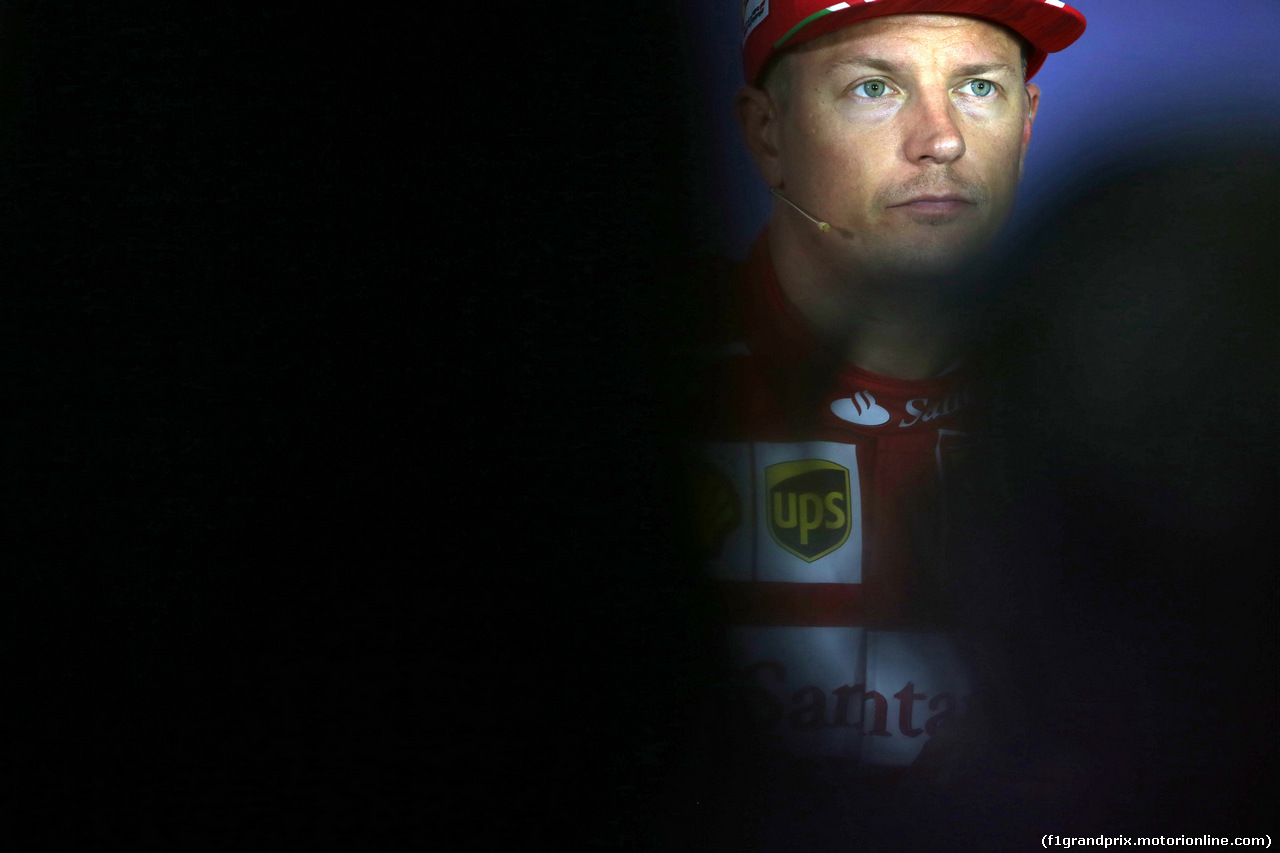 GP UNGHERIA, 29.07.2017 - Qualifiche, Conferenza Stampa, Kimi Raikkonen (FIN) Ferrari SF70H