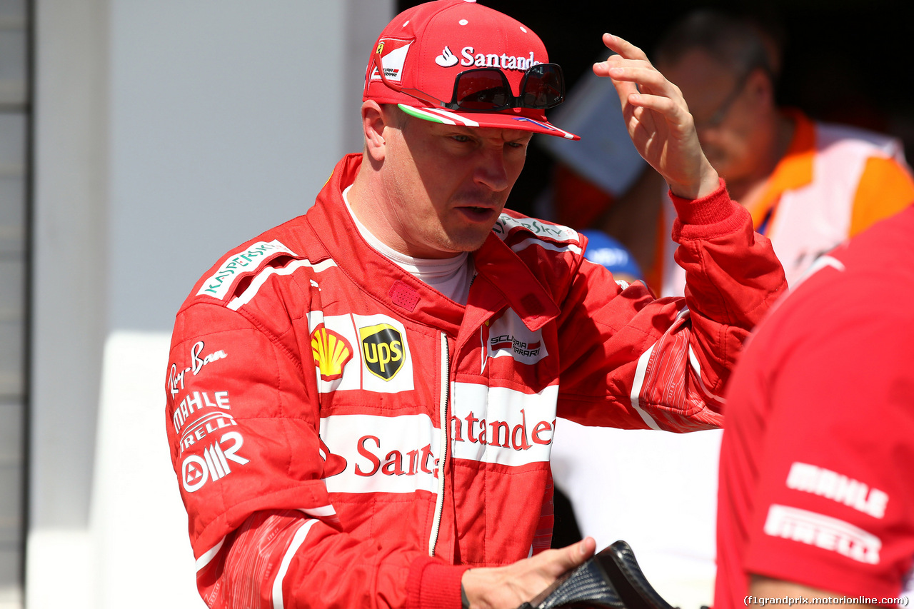 GP UNGHERIA, 29.07.2017 - Qualifiche, 2nd place Kimi Raikkonen (FIN) Ferrari SF70H