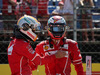 GP UNGHERIA, 29.07.2017 - Qualifiche, Sebastian Vettel (GER) Ferrari SF70H pole position e 2nd place Kimi Raikkonen (FIN) Ferrari SF70H