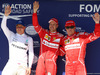 GP UNGHERIA, 29.07.2017 - Qualifiche, 3rd place Valtteri Bottas (FIN) Mercedes AMG F1 W08, Sebastian Vettel (GER) Ferrari SF70H pole position e 2nd place Kimi Raikkonen (FIN) Ferrari SF70H
