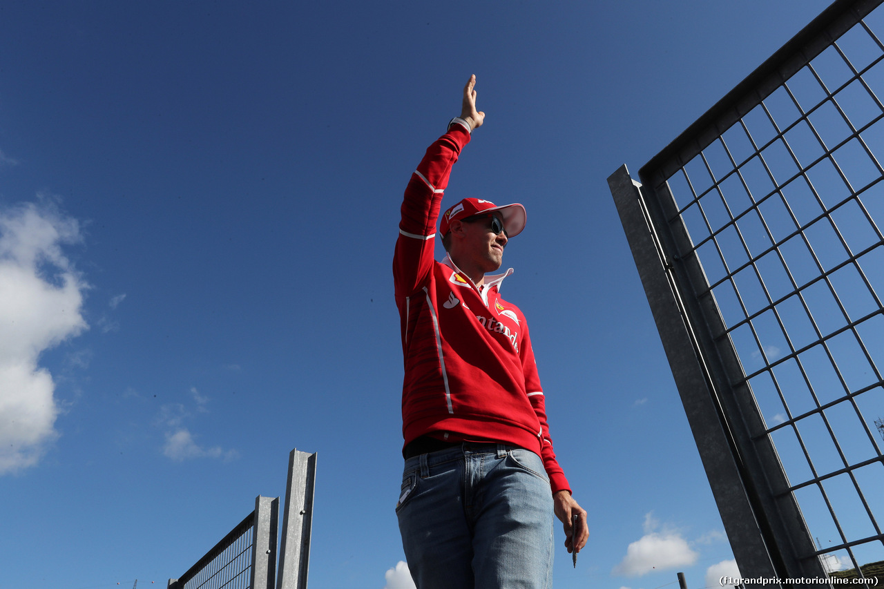 GP UNGHERIA, 27.07.2017 - Sebastian Vettel (GER) Ferrari SF70H