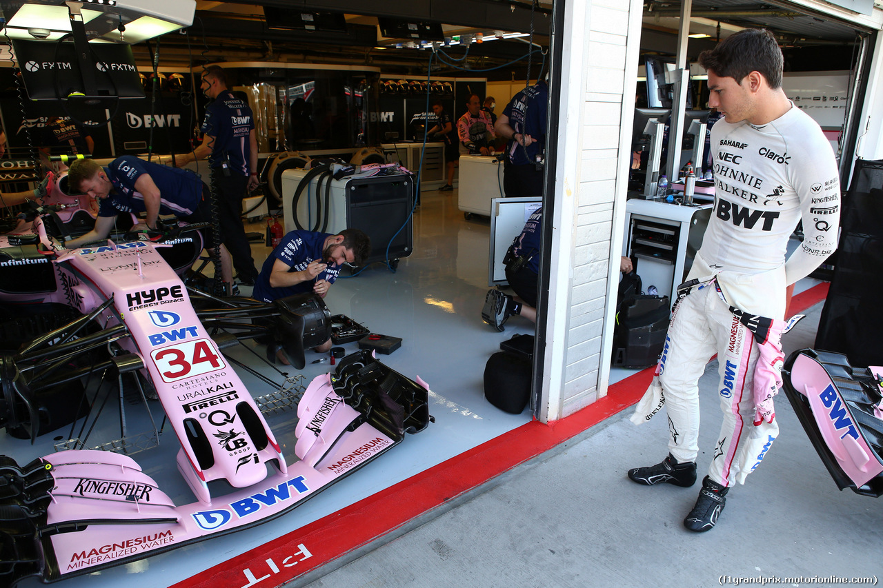 GP UNGHERIA, 28.07.2017 - Prove Libere 1, Alfonso Celis (MEX) Test Driver, Sahara Force India Team Development Driver