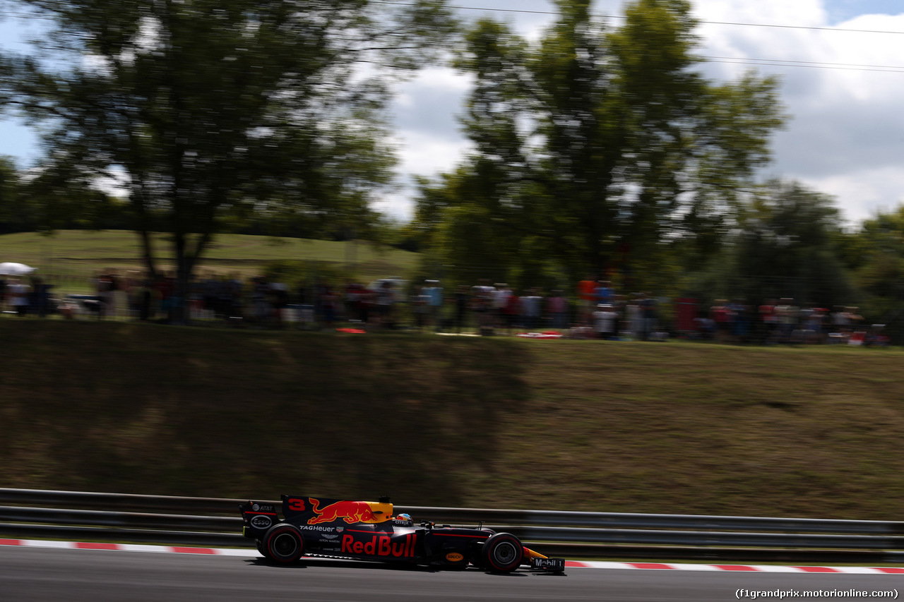 GP UNGHERIA, 28.07.2017 - Prove Libere 1, Daniel Ricciardo (AUS) Red Bull Racing RB13