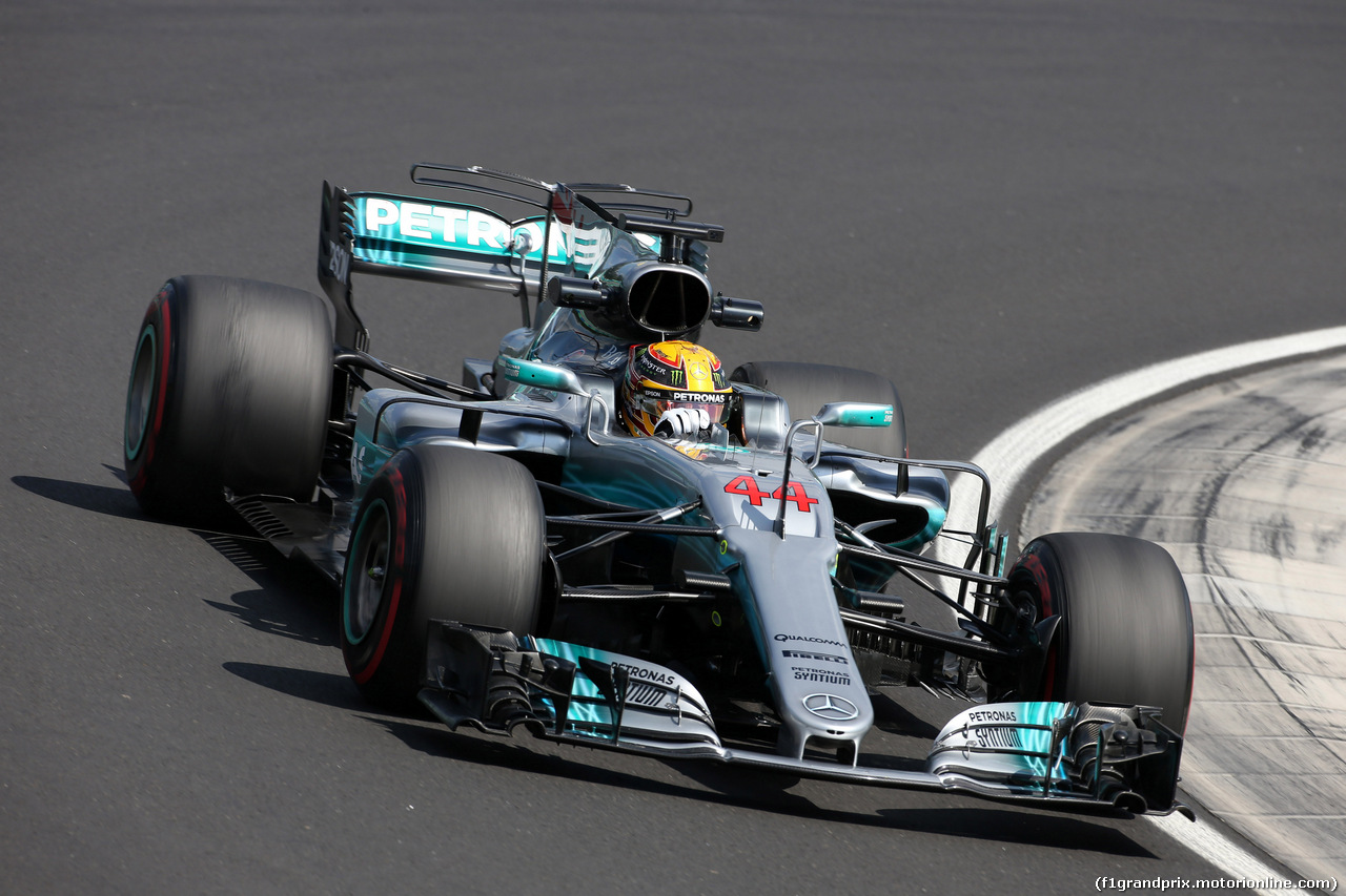 GP UNGHERIA, 28.07.2017 - Prove Libere 1, Lewis Hamilton (GBR) Mercedes AMG F1 W08