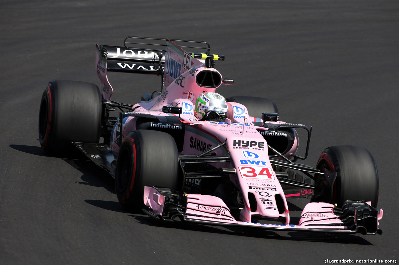 GP UNGHERIA, 28.07.2017 - Prove Libere 1, Alfonso Celis (MEX) Test Driver, Sahara Force India Team Development Driver