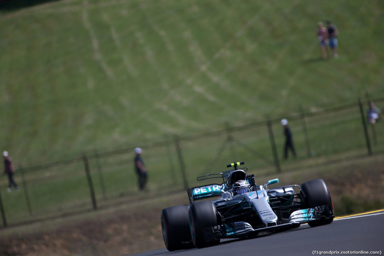 GP UNGHERIA, 28.07.2017 - Prove Libere 1, Valtteri Bottas (FIN) Mercedes AMG F1 W08