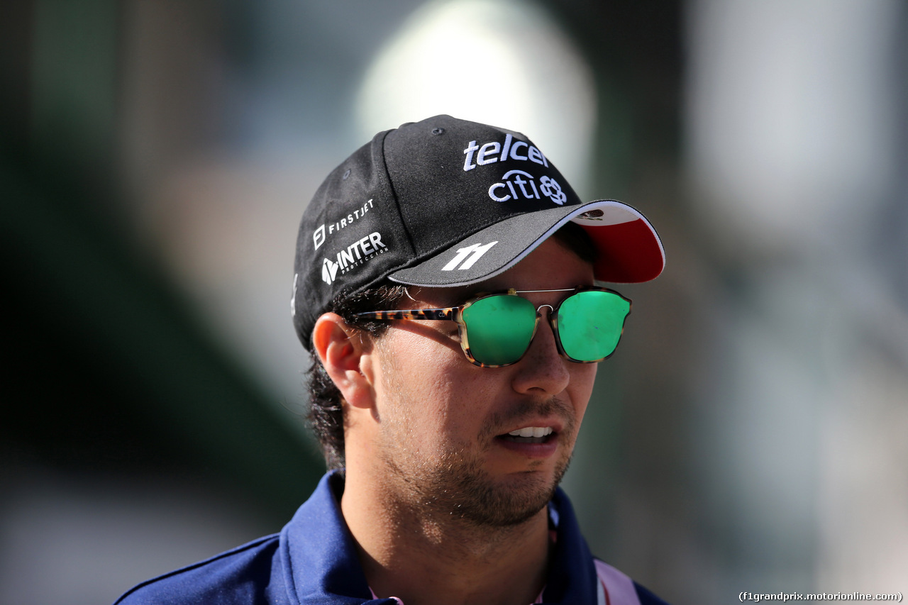 GP UNGHERIA, 28.07.2017 - Prove Libere 1, Sergio Perez (MEX) Sahara Force India F1 VJM010
