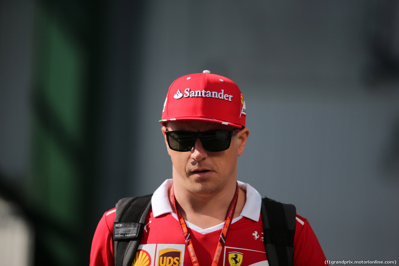 GP UNGHERIA, 28.07.2017 - Prove Libere 1, Kimi Raikkonen (FIN) Ferrari SF70H